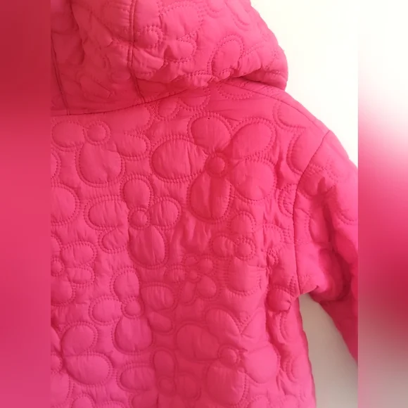 Primark Kids Girls Floral Quilted Jacket, 6-7 years - Picture 4 of 4